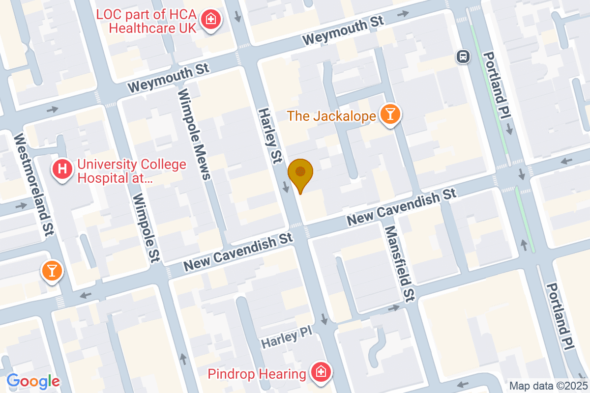 London Cartilage Clinic Location Map